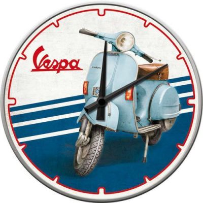 Vespa Skuter Zegar Ścienny  Oryginał